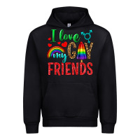 Black I Love My Gay Friends Urban Hoodie - BundleAndBundleShop