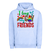 Pigment Grape Ice I Love My Gay Friends Urban Hoodie - BundleAndBundleShop