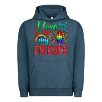 Pigment Midnight Navy I Love My Gay Friends Urban Hoodie - BundleAndBundleShop