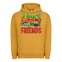 Pigment Peanut Butter I Love My Gay Friends Urban Hoodie - BundleAndBundleShop