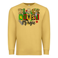 Antique Gold black nurse magic juneteenth Premium Sweatshirt - CowGirlArtShop