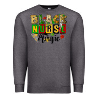 Charcoal Heather black nurse magic juneteenth Premium Sweatshirt - CowGirlArtShop