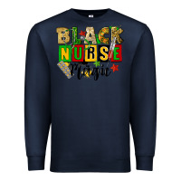 Navy black nurse magic juneteenth Premium Sweatshirt - CowGirlArtShop