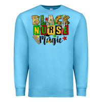 Ocean Blue black nurse magic juneteenth Premium Sweatshirt - CowGirlArtShop
