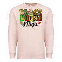 Pale Pink black nurse magic juneteenth Premium Sweatshirt - CowGirlArtShop