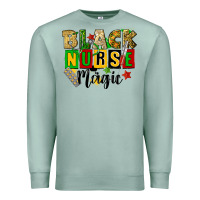 Seafoam black nurse magic juneteenth Premium Sweatshirt - CowGirlArtShop