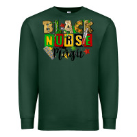 Sports Green black nurse magic juneteenth Premium Sweatshirt - CowGirlArtShop