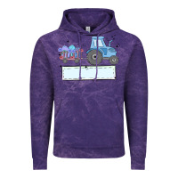 Cloud Purple easter tractor boy Vintage Hoodie - MaliasSmallBusiness