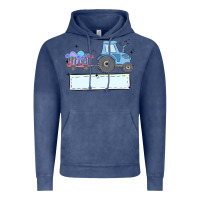 Vintage Denim easter tractor boy Vintage Hoodie - MaliasSmallBusiness