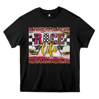 Black race life Heavy Core Tee - JahusDesignShop