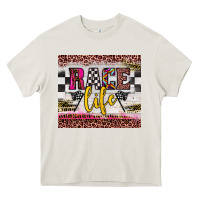 Cream race life Heavy Core Tee - JahusDesignShop