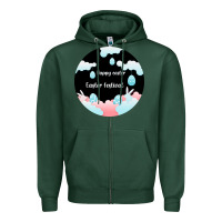 Sports Green Happy Easter Zipper Hoodie - Bettercallsaul