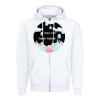 White Happy Easter Zipper Hoodie - Bettercallsaul