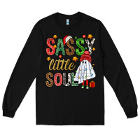 Black Sassy litte soul Long Sleeve Tee - NancyCooperArtShop