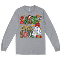 Heather Grey Sassy litte soul Long Sleeve Tee - NancyCooperArtShop