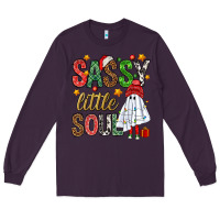 Plum Sassy litte soul Long Sleeve Tee - NancyCooperArtShop