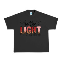 Pigment Black be the light Urban Heavy Tee - MaliasSmallBusiness