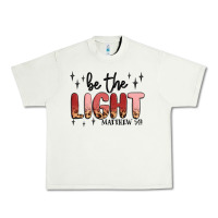Pistachio be the light Urban Heavy Tee - MaliasSmallBusiness