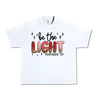 White be the light Urban Heavy Tee - MaliasSmallBusiness