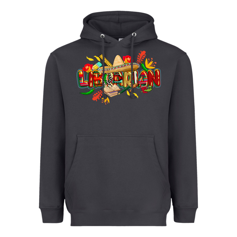 Cinco De Mayo Librarian Heavyweight Hoodie by CowGirlArtShop | Teevron
