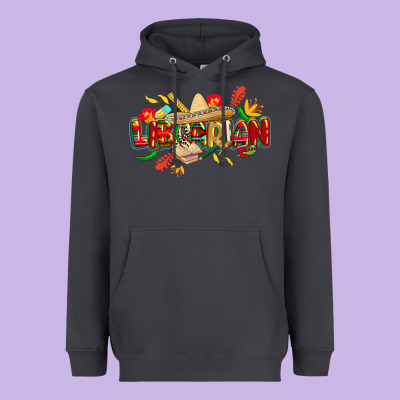 Cinco De Mayo Librarian Heavyweight Hoodie Designed By Cowgirlartshop