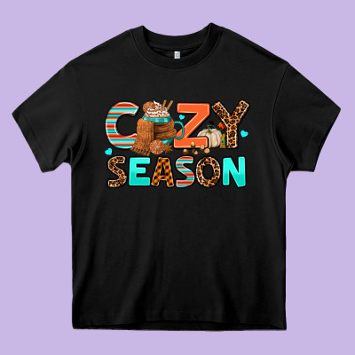 Cozy Season Heavy Core Tee Designed By Adodesignshop