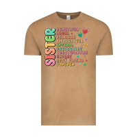 Sister Beautiful Loyal Reliable Vintage Tee | Teevron