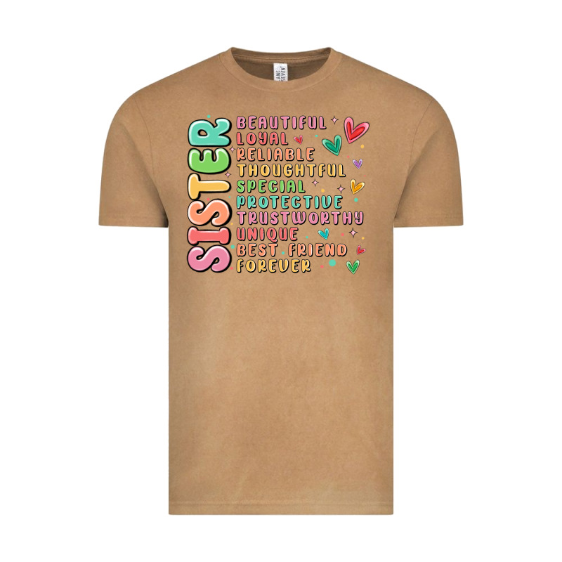 Sister Beautiful Loyal Reliable Vintage Tee by MaliasSmallBusiness | Teevron