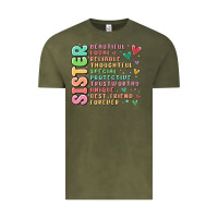 Vintage Olive sister beautiful loyal reliable Vintage Tee - MaliasSmallBusiness