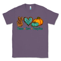 Lavender Peace love pumpkins Classic Tee - NancyCooperArtShop