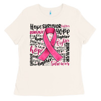Bone breast cancer ribbon Ladies Tee - JahusDesignShop