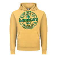 Vintage Mustard prone to shenanigans and malarkey Vintage Hoodie - MaliasSmallBusiness