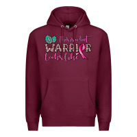 Burgundy this is what warrior looks like Premium Hoodie - JahusDesignShop
