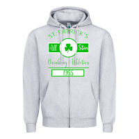 Heather Grey Drinking Athletics Zipper Hoodie - Bettercallsaul