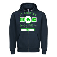 Navy Drinking Athletics Zipper Hoodie - Bettercallsaul