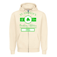 Sandshell Drinking Athletics Zipper Hoodie - Bettercallsaul