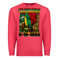 Cardinal celebrating black freedom 6 19 1865 juneteenth Premium Sweatshirt - CowGirlArtShop