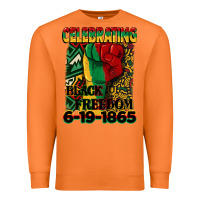 Carrot celebrating black freedom 6 19 1865 juneteenth Premium Sweatshirt - CowGirlArtShop