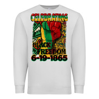 Dove Grey celebrating black freedom 6 19 1865 juneteenth Premium Sweatshirt - CowGirlArtShop