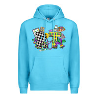 Ocean Blue respiratory therapist mardi gras Premium Hoodie - CowGirlArtShop