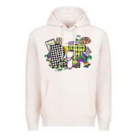 Pale Pink respiratory therapist mardi gras Premium Hoodie - CowGirlArtShop