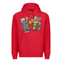 Red respiratory therapist mardi gras Premium Hoodie - CowGirlArtShop