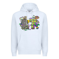 White respiratory therapist mardi gras Premium Hoodie - CowGirlArtShop