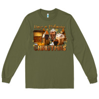 Army Green have a melanin christmas coffee cups Long Sleeve Tee - MaliasSmallBusiness