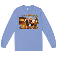 Colony Blue have a melanin christmas coffee cups Long Sleeve Tee - MaliasSmallBusiness
