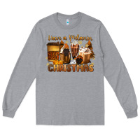 Heather Grey have a melanin christmas coffee cups Long Sleeve Tee - MaliasSmallBusiness
