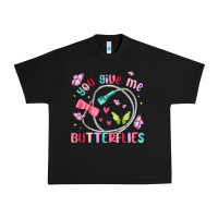 Black you give me butterflies Urban Heavy Tee - MaliasSmallBusiness