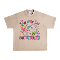 French Oak you give me butterflies Urban Heavy Tee - MaliasSmallBusiness