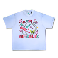 Grape Ice you give me butterflies Urban Heavy Tee - MaliasSmallBusiness