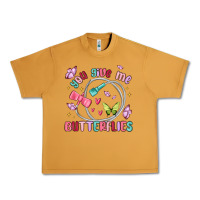 Peanut Butter you give me butterflies Urban Heavy Tee - MaliasSmallBusiness